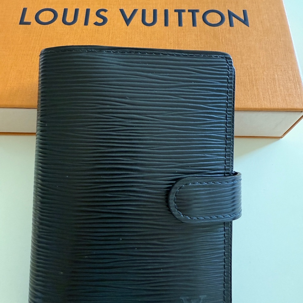 Louis Vuitton Small Black Agenda Cover